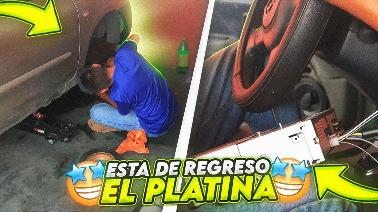 ESTA DE REGRESO MI PLATINA Y CON ESTÉREO NUEVO /JOHAN ALANIZ