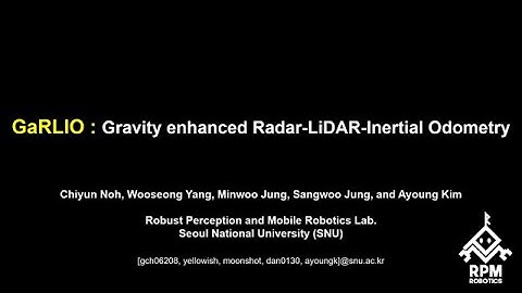 GaRLIO: Gravity enhanced Radar-LiDAR-Inertial Odometry