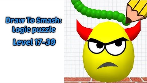Draw To Smash: Logic puzzle Level 17-39 #gameplay #trending #gaming 