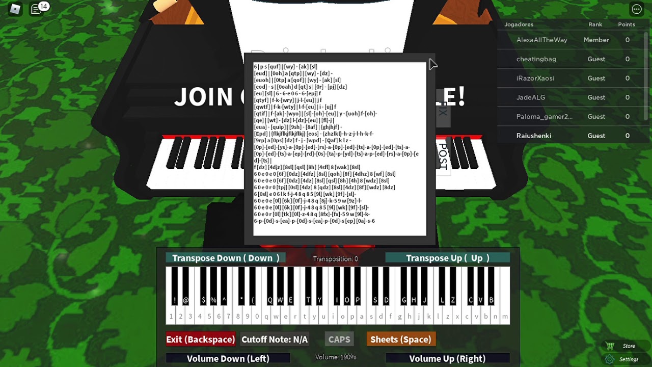 Attack On Titan Ost Eye Water Call Of Silence Roblox S Virtual Piano Youtube - roblox piano sheet anime