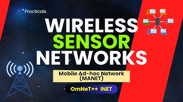 WSN 3 : MANET Simulation in OMNeT++ & INET | Mobile Ad-Hoc Network Implementation & Packet Animation