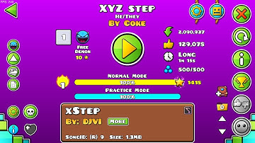 XYZ step by Coke 100% (easy demon) - Geometry Dash 2.206