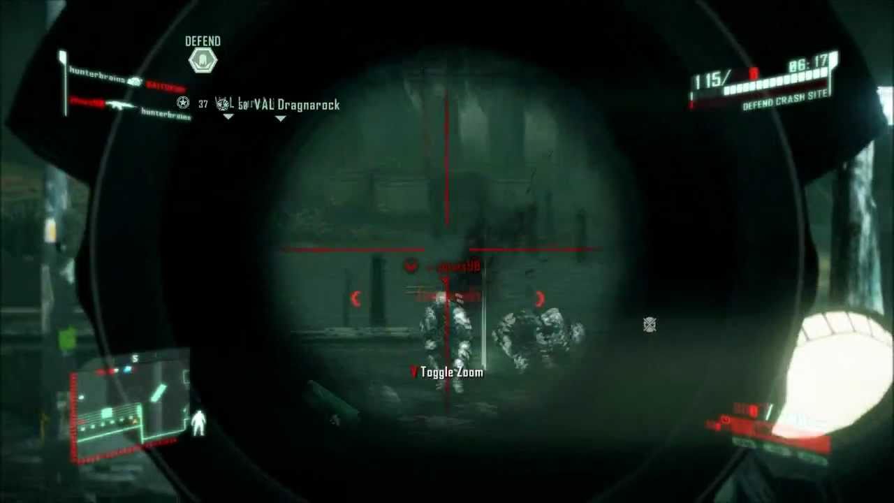 Crysis 2 Online Gameplay: Sniper