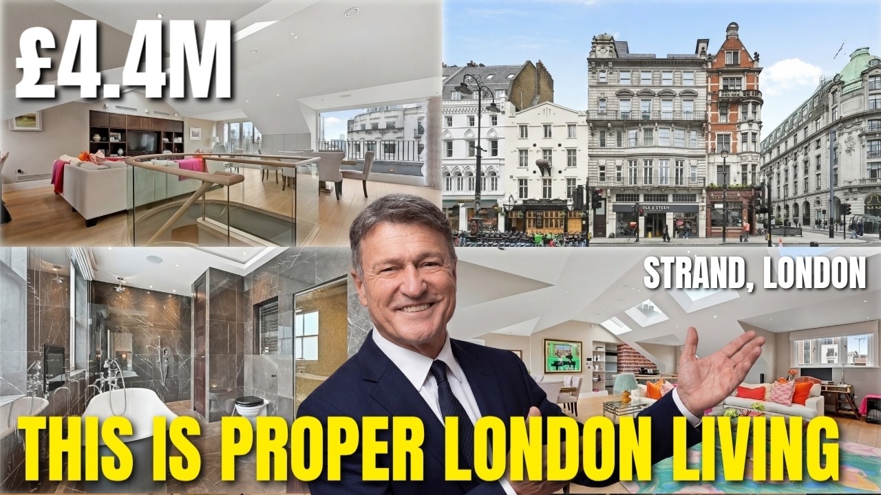 Inside a £4.4M Strand Penthouse | Central London Duplex With River Views