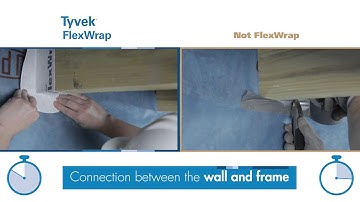 Tyvek® FlexWrap NF Sealing on inside walls