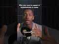 Why you will want to speak in hypotheticals!