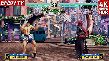 Joe Higashi vs Najd (Hardest AI) - KOF XV | 4K 60FPS HDR