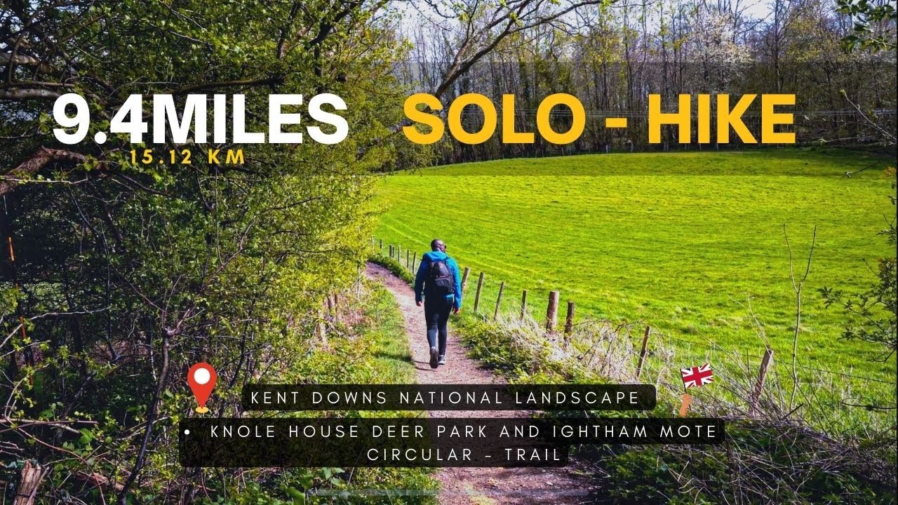 Hiking Solo Through Stunning Kent Downs National Landscape For 9 Miles