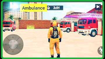 911 Emergency Rescue Service - Firefighter, Doctor and Policeman Game - Android Gameplay