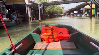 Floating market in Thailand