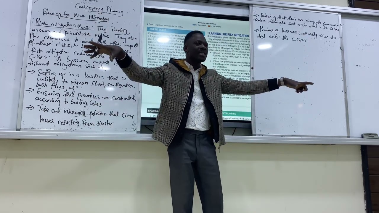 Business A’Level (Contingency Planning: Risk Mitigation Plans)