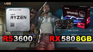 RYZEN 5 3600   RX 580 8GB - VALORANT (Competitive Settings 1080p)