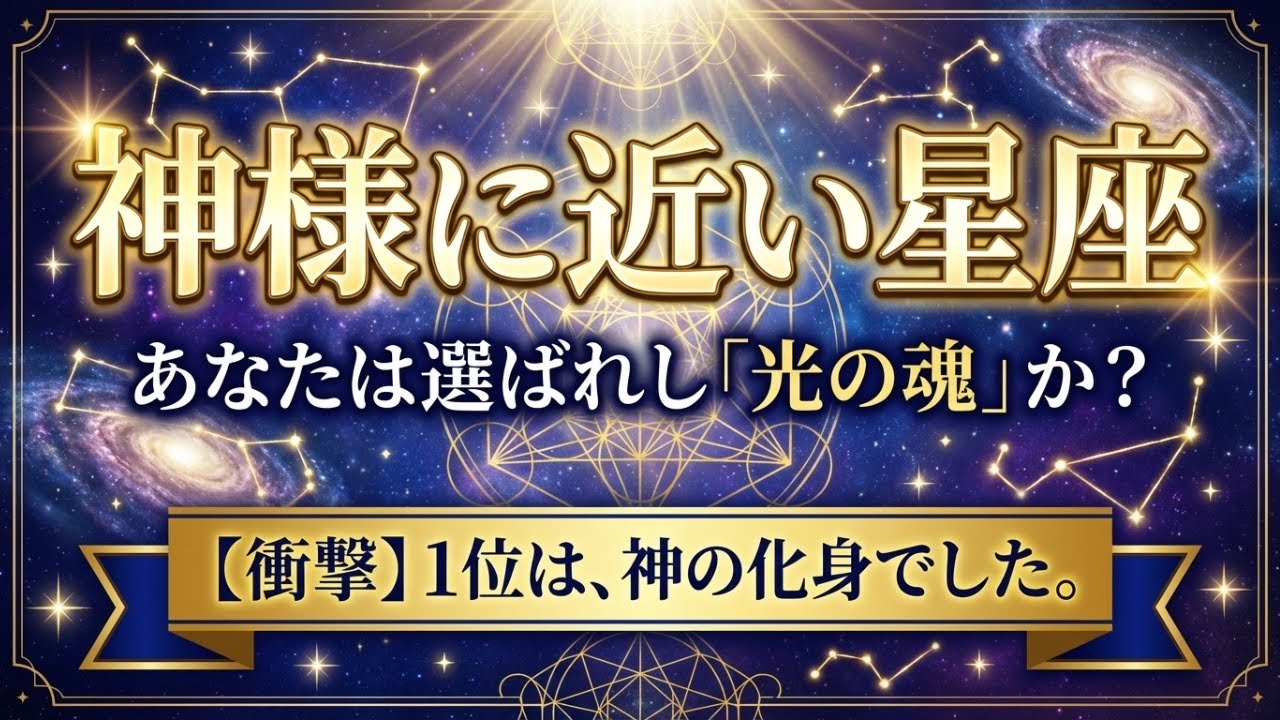 【神回】神様に愛されすぎている星座TOP12。この順位を知ると、あなたの「生まれてきた本当の理由」が解き明かされます。