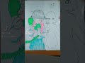 #おばけがでるぞ　#art #illustration #イラスト #drawing #パラスト #anime #アニメ #shorts