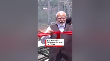 Chenab bridge: Narendra Modi inaugurates world