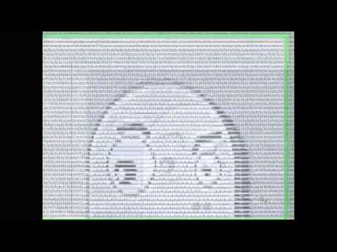 How to design graphics from digits  ASCII. part 2