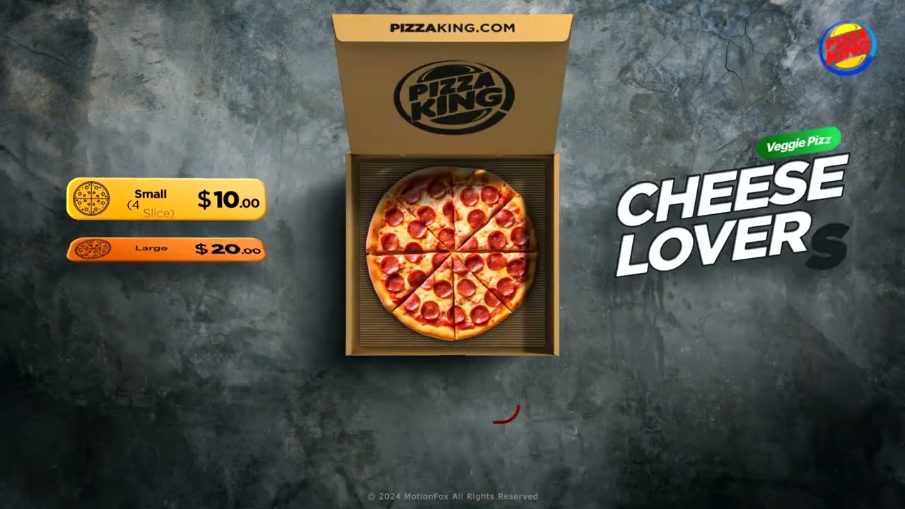 Pizza Menu Promotion | Box Mockup