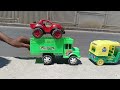 💥💯 Mini Remote Control Dumper Truck 😱🔥 And Auto Riksha VS Mahindra XUV Car Testing Review Video ||