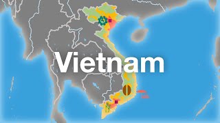 Vietnam - Geografie, Bevölkerung & Wirtschaft