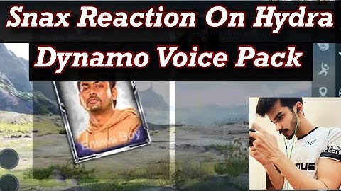 Snax Reaction On Hydra Dynamo Voice Pack ❤️😍| Patt Se Headshot