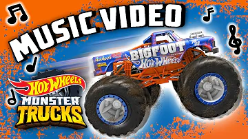 Official MUSIC VIDEO 🎶 | Here Comes the Crush 🤩 ft. Monster Truck BIGFOOT | Hot Wheels
