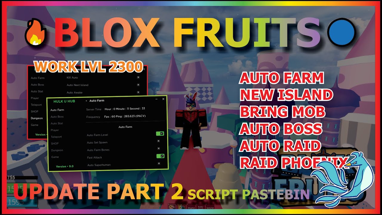 BLOX FRUITS Script Pastebin 2022 BEST AUTO FARM, AUTO BONE