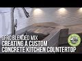 How to make concrete countertops using Buddy Rhodes GFRC Blended Mix