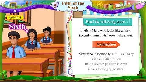 std 6 sem 2 english unit 5 fifth of the sixth activity 1 explanation in english