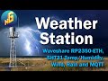 Weather Station Build - RP2350-ETH with Temp/Humidity, Wind and Rain over MQTT