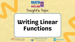 Writing Linear Functions (11-20-25)