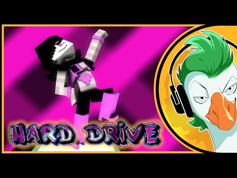 Minecraft Undertale Animation — HARD DRIVE Remix (На русском)