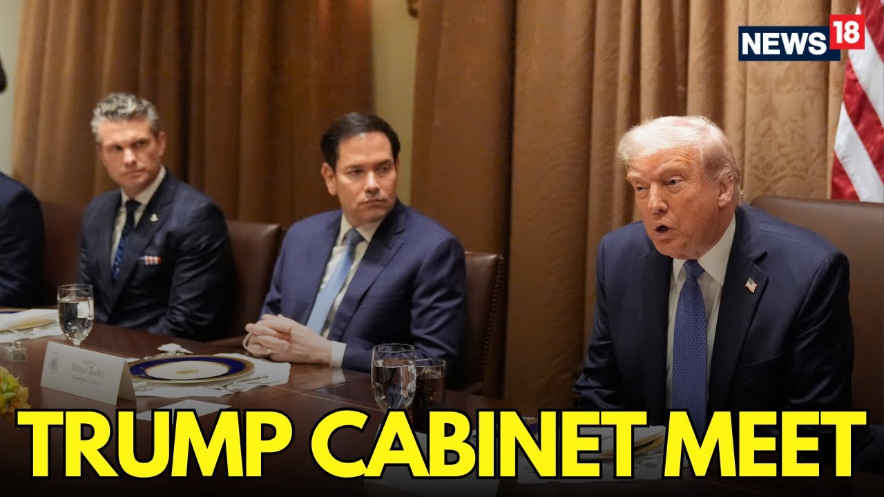 Trump LIVE: U.S President Donald Trump Holds Cabinet Meeting | Hegseth ...