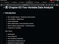 Two-Variable Data Analysis | Introduction