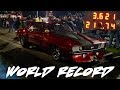NEW RADIAL VS WORLD WORLD RECORD AT LIGHTS OUT 10! 3.621 AT 217 MPH!