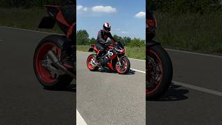 Aprillia TUONO V4 1100 Factory SC Project exhaust rips ears👂 #shorts