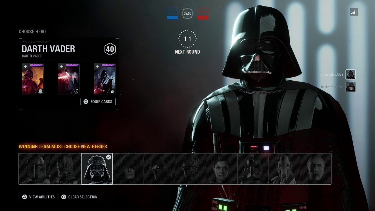 Star Wars Battlefront II Hero Showdown 125 (Dark Side) [1080 HD