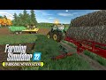 Harvesting Sunflower, Balling Poplar ☆ No man&#39;s Land ☆ Farming Simulator 22