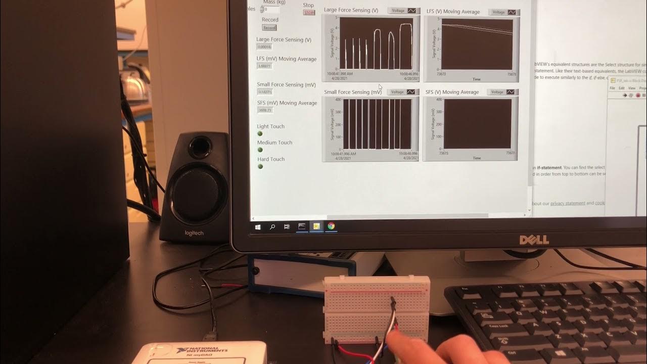 ME120 Force Sensitive Resistor with LabVIEW YouTube