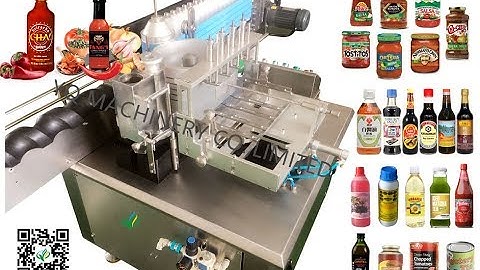 wet glue Round jars Labeling Machine with Paper label cold paste bottles label applicator