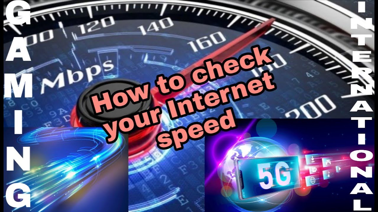 Check your Internet speed - YouTube