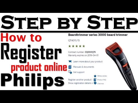 philips trimmer serial number bt3221