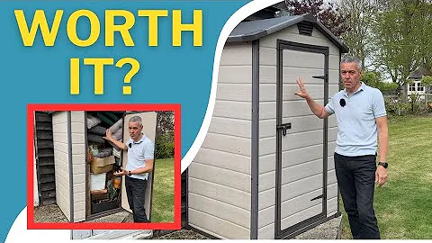 Keter Manor Outdoor Garden Storage Shed - Honest Review!