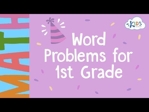 शब्द समस्याएँ: जोड़ और घटाव | पहली कक्षा के लिए गणित | बच्चों की अकादमी