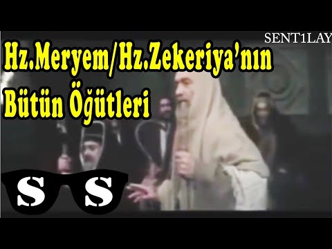 Hz. Meryem - Hz. Zekeriya'nın (a.s.) Bütün münazaraları Öğütleri Nübüvvet Ahlak Ve Tevhid Dersleri