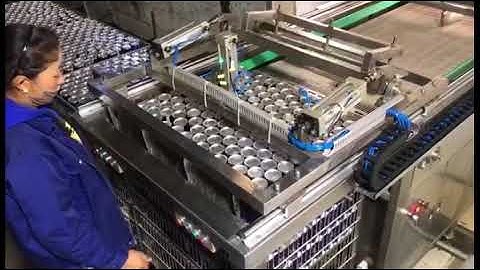 semi automatic canned /bottled products loading and unloading system