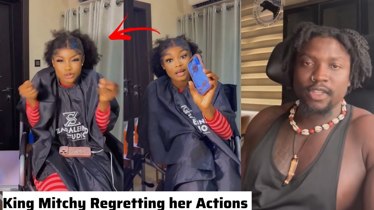 King Mitchy Beg Verydarkman and Ratels as the Remove Food from her mouth and Chop her Page 