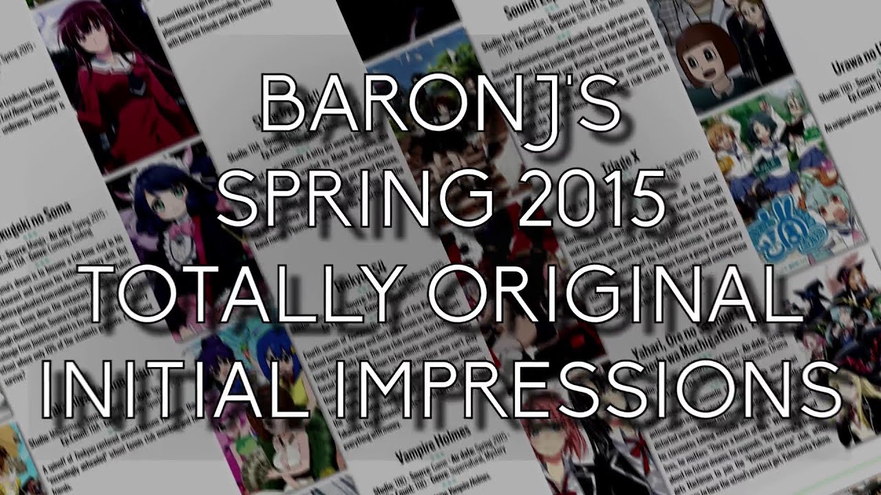 Spring 2015 Anime Season: First Impressions