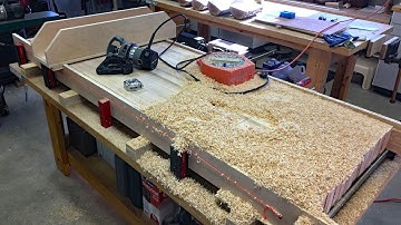 Workbench Top - Flattening the Slab