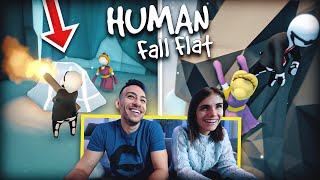 ΑΠΙΣΤΕΥΤΟ ΓΕΛΙΟ ΣΤΟΝ ΠΑΓΩΜΕΝΟ ΚΟΣΜΟ ft Konstantina | Human Fall Flat  !!!