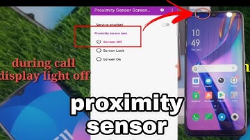 oppo screen off during call || oppo proximity sensor setting